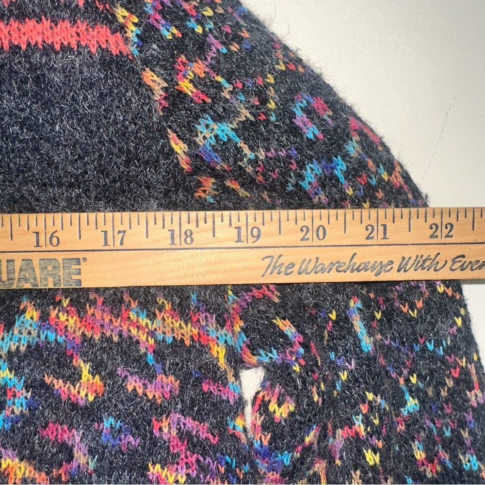 Dreamers Women Med Aztec Southwest Open Cardigan Sweater Cowgirl Western Rodeo - Picture 9 of 11